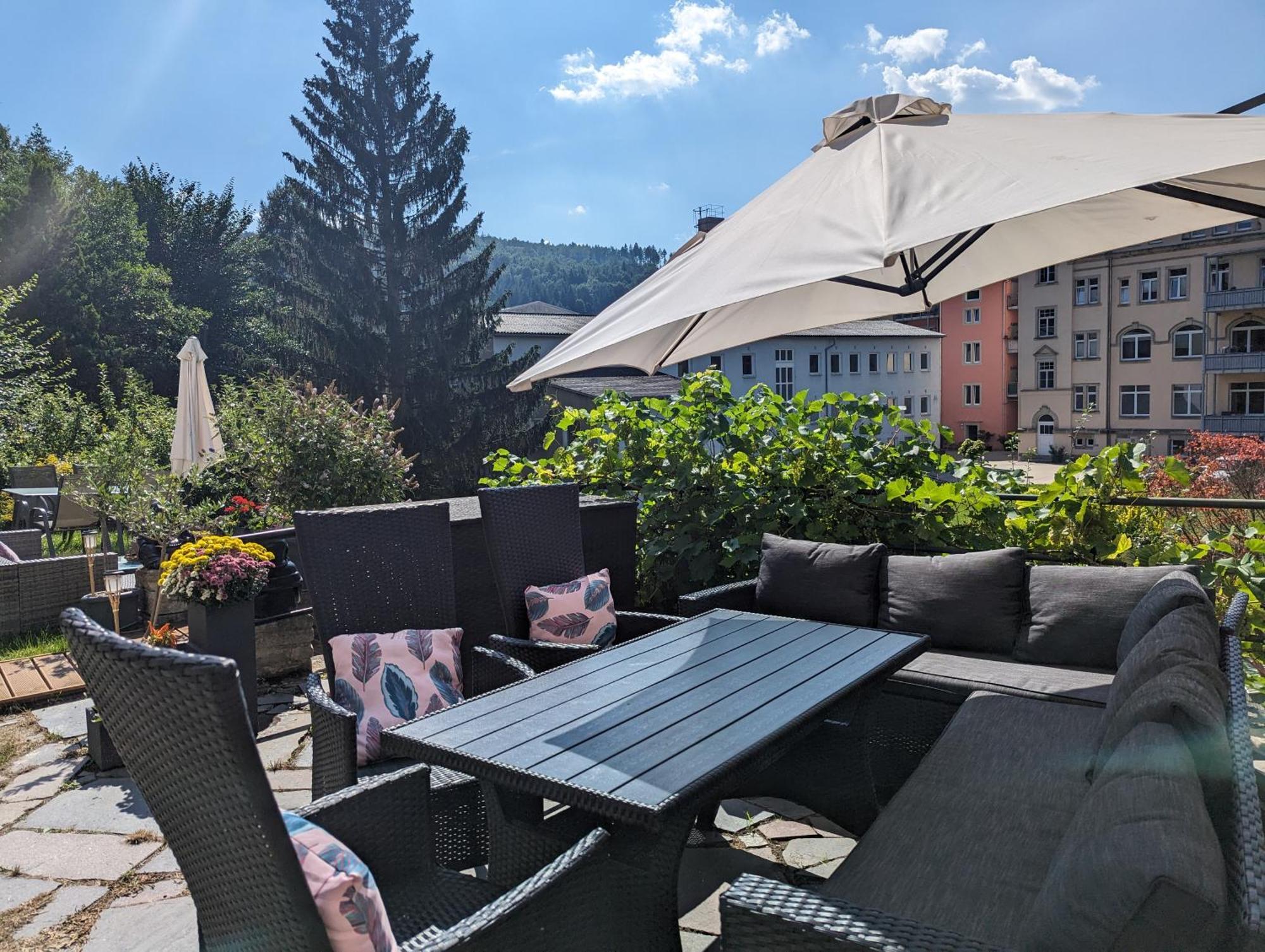 F2 - Urlaubsmagie Sauna, Whirlpool, Pool & Garten Sebnitz Luaran gambar
