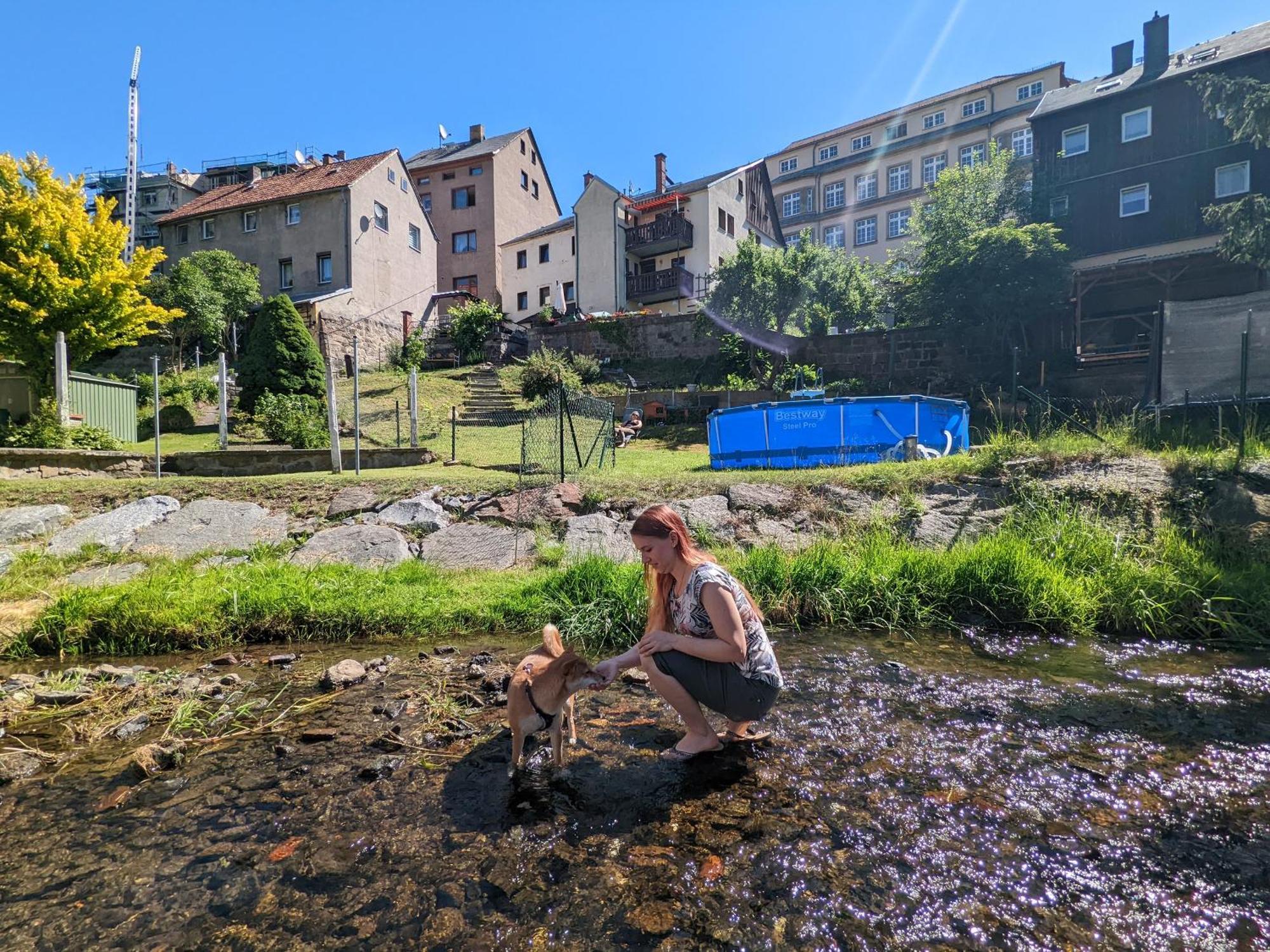 F2 - Urlaubsmagie Sauna, Whirlpool, Pool & Garten Sebnitz Luaran gambar